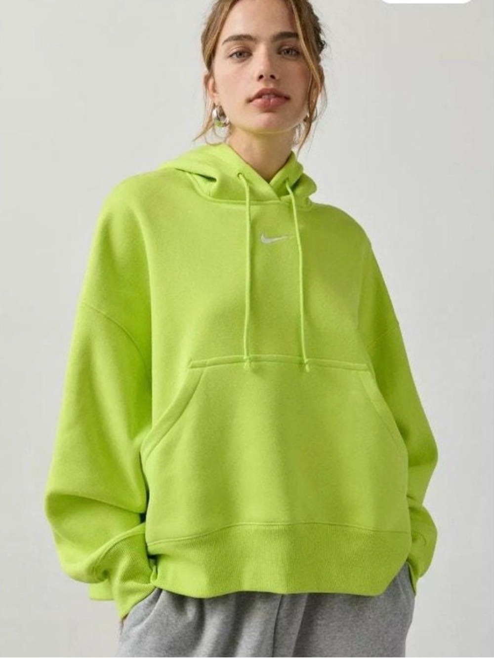 Nike Sportswear Phoenix Fleece Oversized Hoodie Cyber Sail Women’s Size XS | NWT